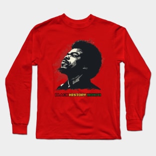 Black History Month A Black History Month Celebration Design Long Sleeve T-Shirt